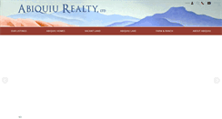 Desktop Screenshot of abiquiuland.com